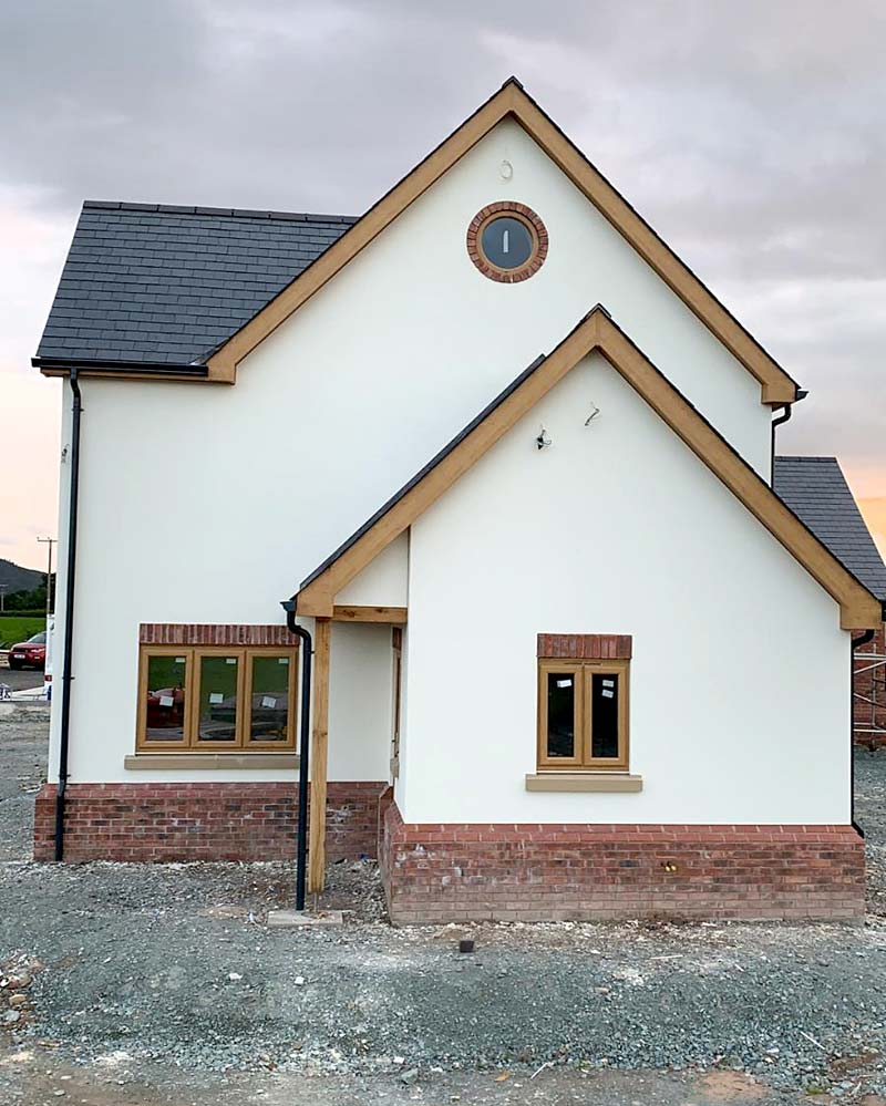 photo of Rendering New Build Detached House in Shropshire