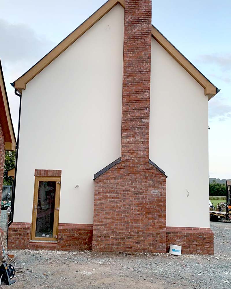 photo of Rendering New Build Detached House in Shropshire