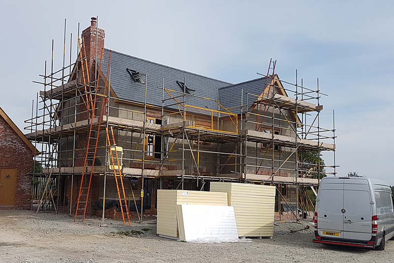 photo of Rendering New Build Detached House in Shropshire