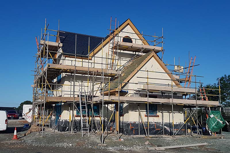 photo of Rendering New Build Detached House in Shropshire