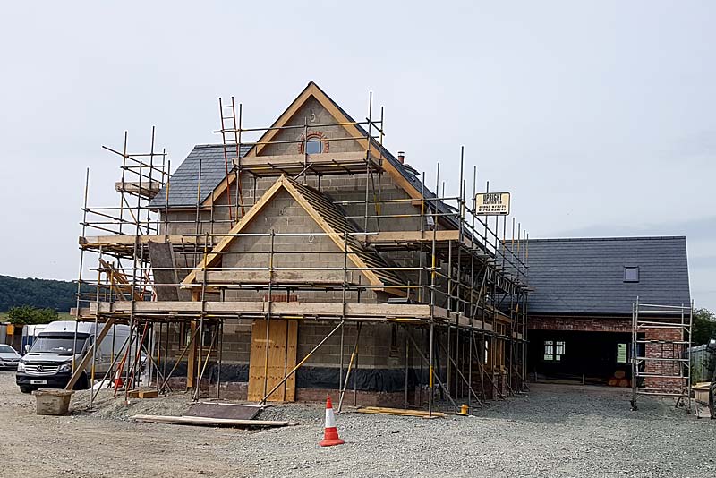 photo of Rendering New Build Detached House in Shropshire