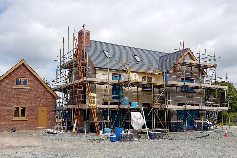 photo of Rendering New Build Detached House in Shropshire