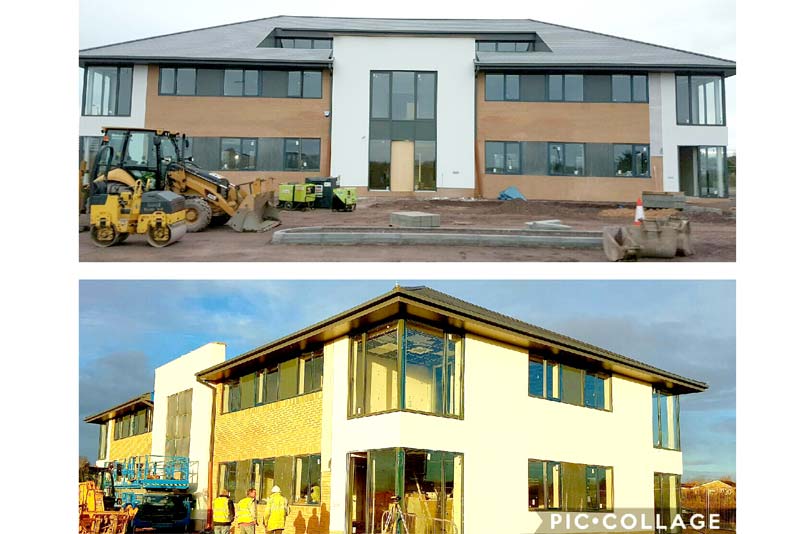 photo of Rendering New Office Blocks in Shropshire