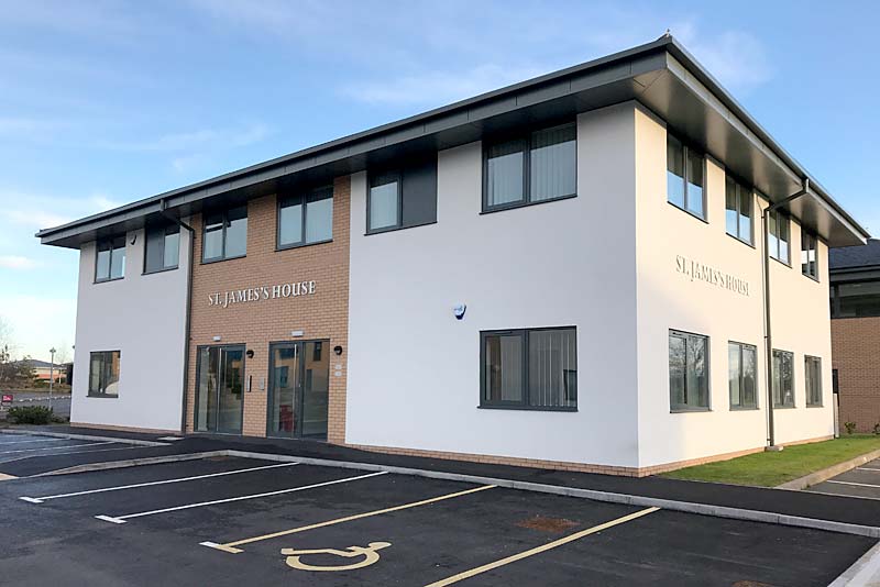 photo of Offices Rendered on Shrewsbury Business Park